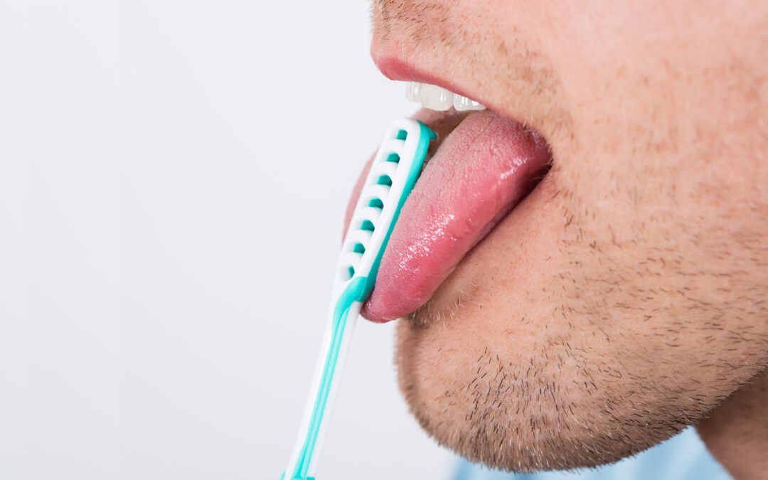 Tongue scraping keeps your mouth from harboring damaging bacteria.